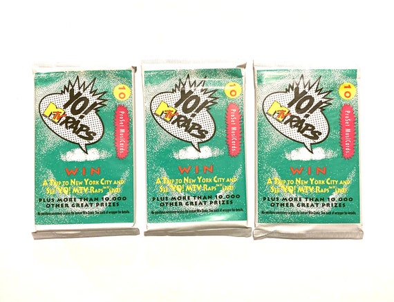 YO! MTV RAPSトレーディングカード 未開封 vol1&vol2 yo mtv raps