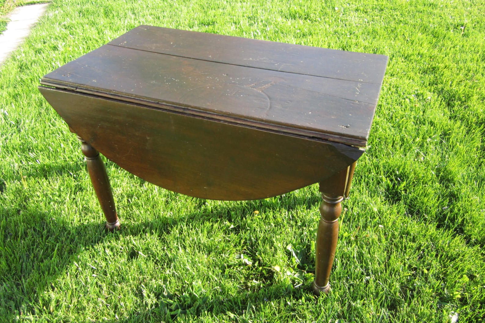 Antique Drop Leaf Table Wood Table 1800s Primitive Rustic Farm Etsy