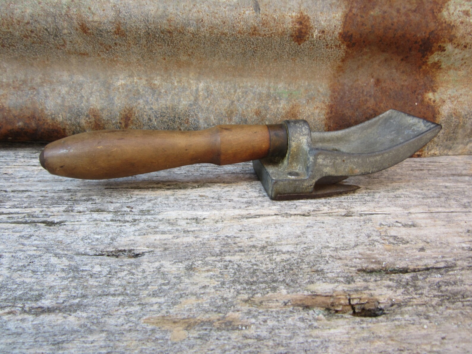Antique Ice Block Shaver Shaving Tool Primiive Wood Handled Etsy