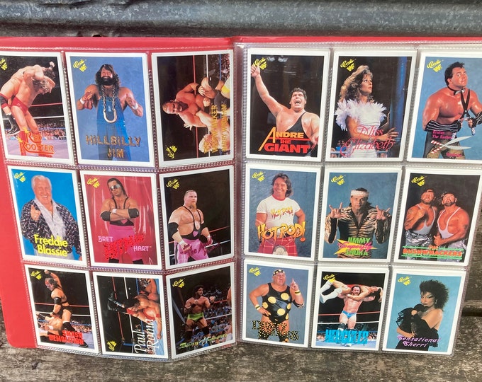Classic WWF Wrestling Trading Cards Complete Set of 145 Cards Vintage ...