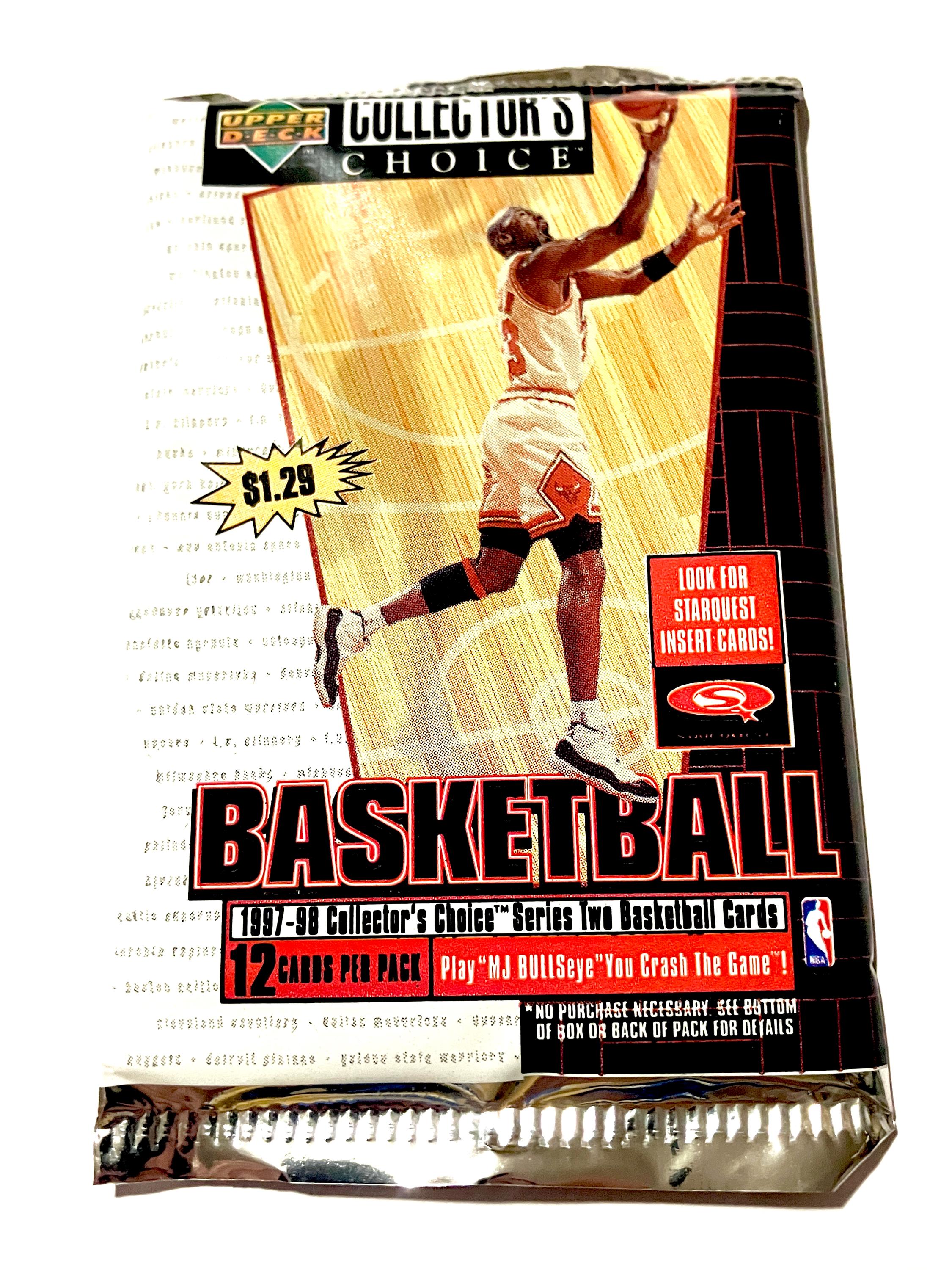1997 1998 Upper Deck Basketball Cards Series 2 Unopened Factory