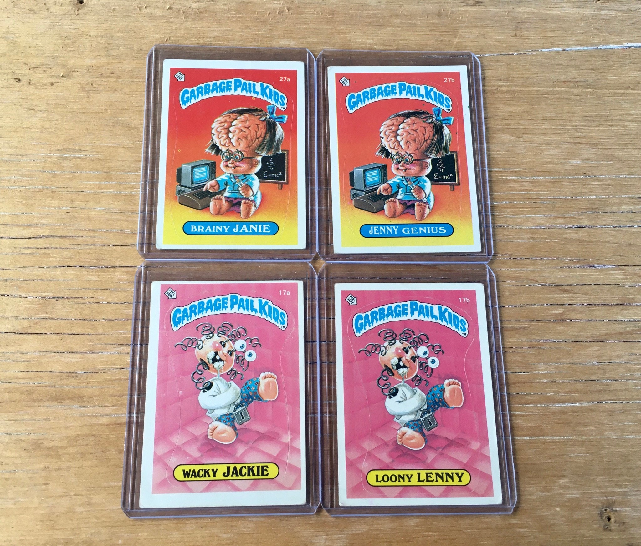 今からタイムジャックセール❗️当時品　ママレードボーイ キラカード Choice of Garbage Pail Kids Wacky Jackie, Loony Lenny, Jenny