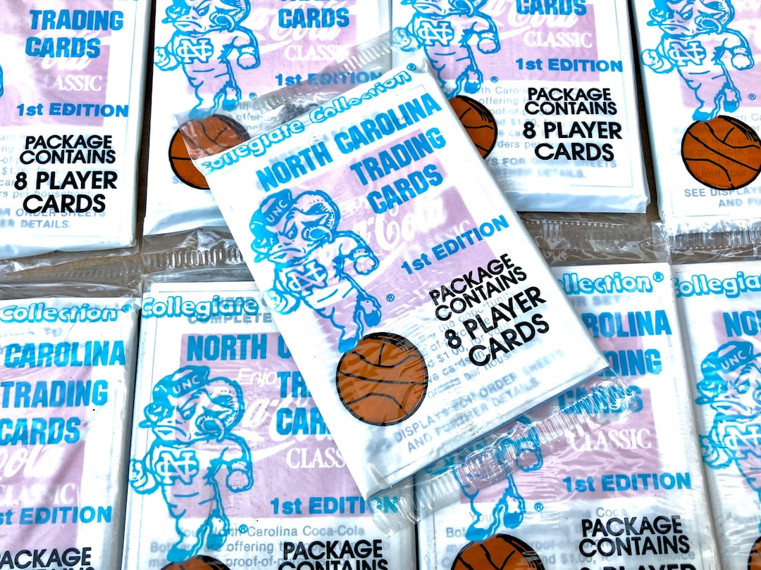 north carolina trading cards first edition What is the value of a 1989/1990 NC Coca Cola Jordan card? Iconic Players 1989 Coca Cola North Carolina