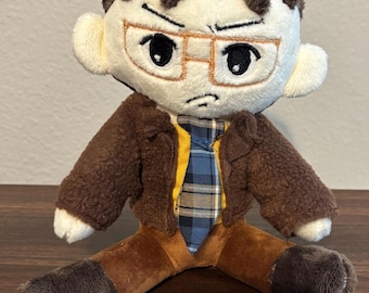 Dwight Inspired Fandom Custom Plush, MADE TO ORDER