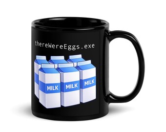 There Were Eggs Glossy Coffee Mug