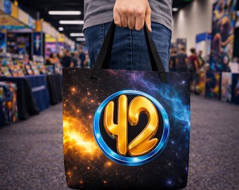 42 Circle Tote Bag