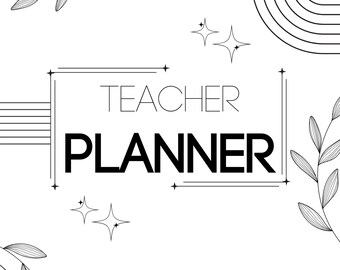 Simple Teacher Planner | Clean, Printable & Undated