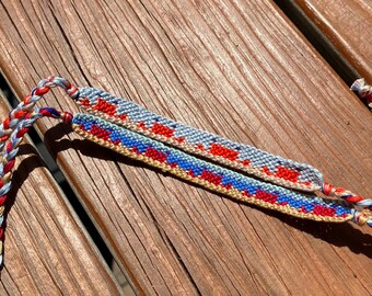Crab Friendship Bracelet / Hand Woven