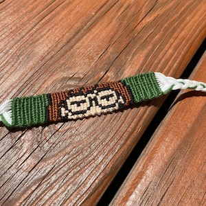 Daria-Inspired Friendship Bracelet – “Sick Sad World” Design, Handwoven & Adjustable