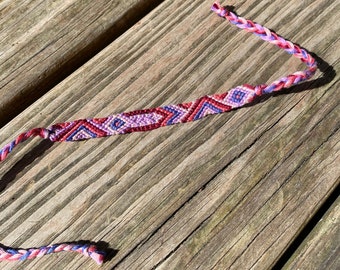 Purple Totem Friendship Bracelet // VSCO // Handwoven