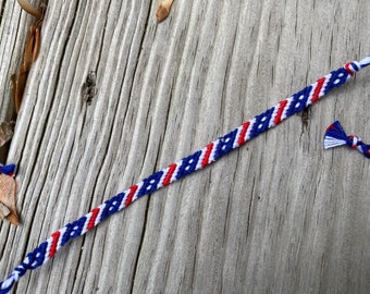 Thin American Flag Bracelet // VSCO