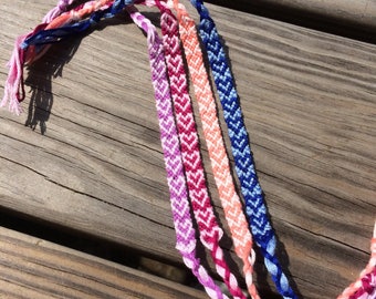 Heart Friendship Bracelet // Handwoven // VSCO