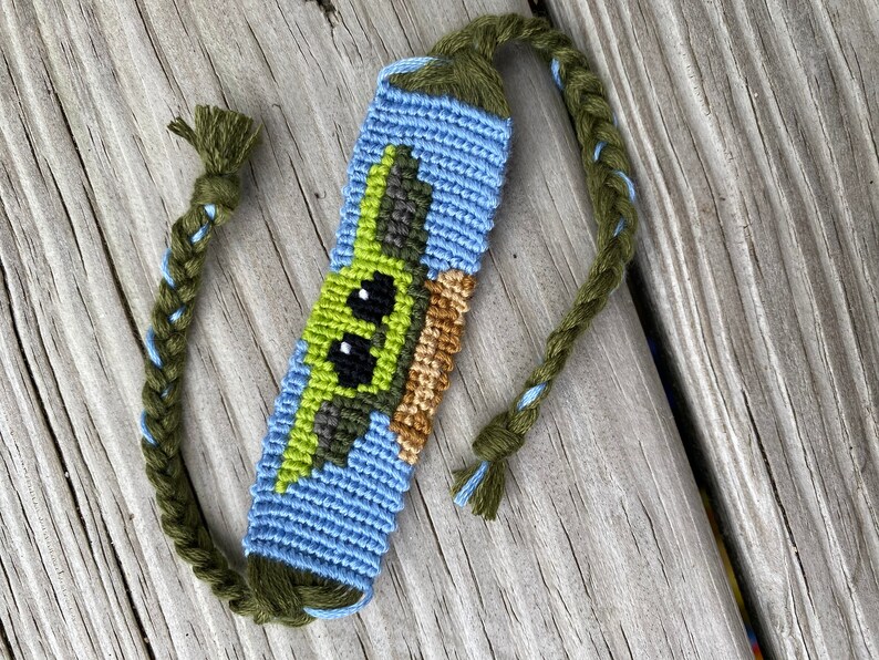 Baby Yoda Friendship Bracelet Etsy