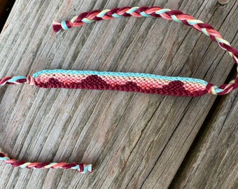 Purple Mountain Friendship Bracelet // Handwoven