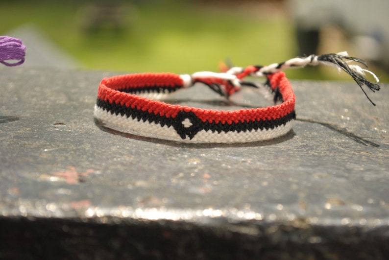 Pokeball Pokemon Friendship Bracelet image 4