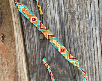 Vibrant Native Friendship Bracelet // VSCO // Handwoven