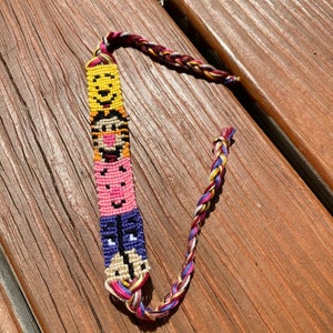 Winnie the Pooh Friendship Bracelet – Handwoven, Adjustable, Multifunctional