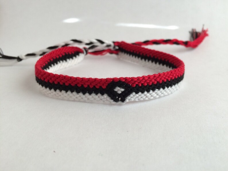 Pokeball Pokemon Friendship Bracelet image 2