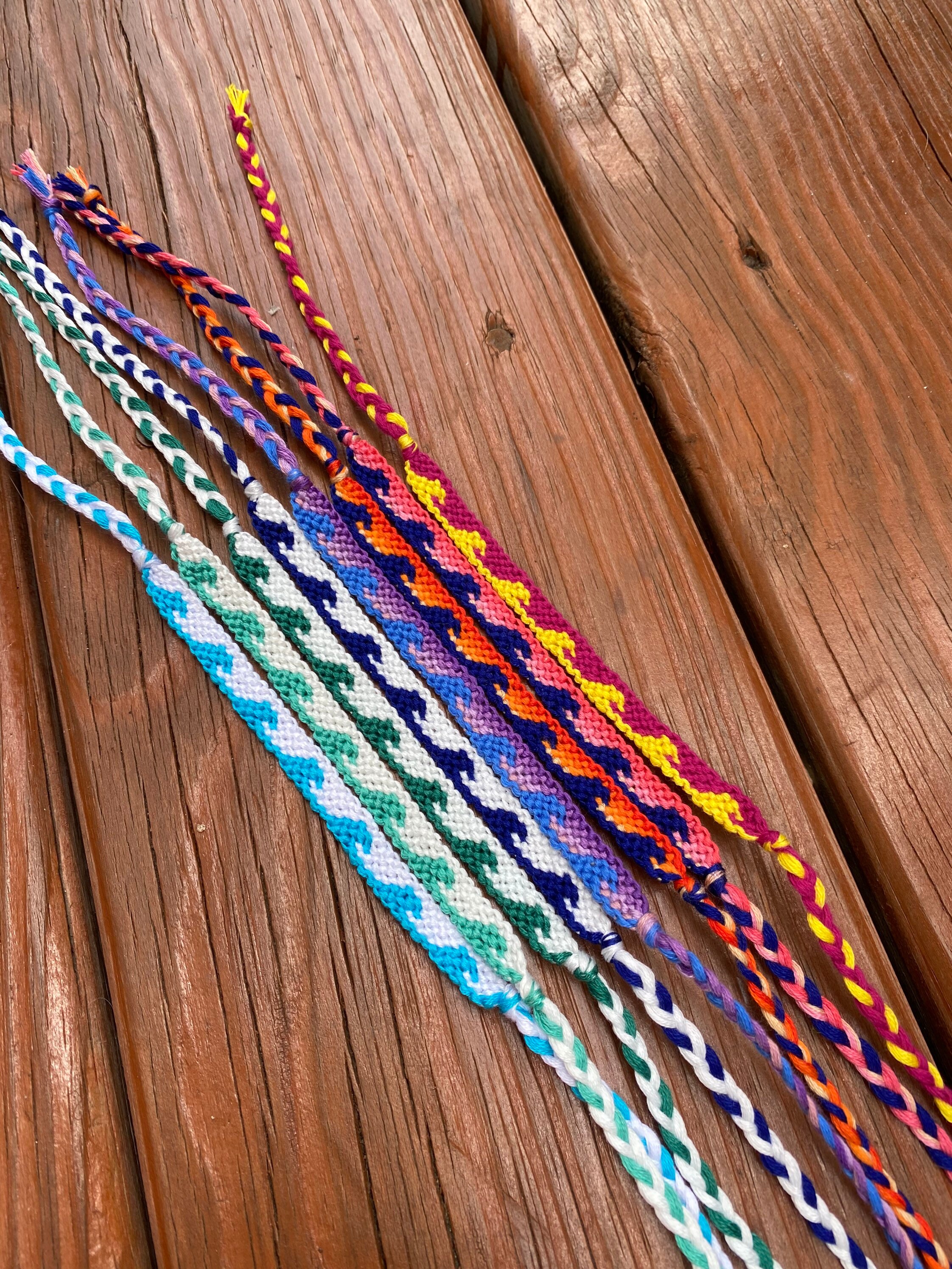 Wave Friendship Bracelet Etsy
