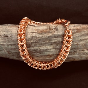 Copper Box Chain Bracelet