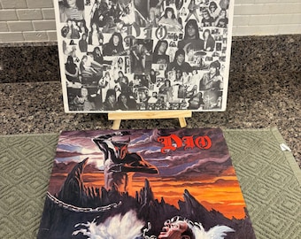 Dio Holy Diver Vinyl Record 1983 Original Press Heavy Metal LP Vintage Rock Album Ronnie James Dio Collectible Record