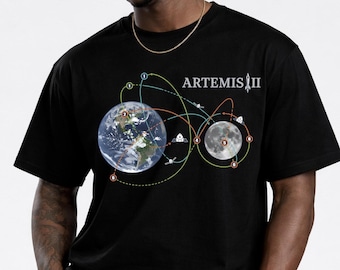 Color Comfort Artemis II Rocket Launch Shirt, Artemis 2 Journey Around the Moon Tee, Space Exploration Shirt, Moon Mission Fan Gift
