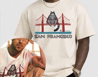 Ryland Grace Cat T-Shirt, Golden Gate Bridge San Francisco Sweatshirt Hoodie, Andy Weir Book Lover Gift, Sci-Fi Nerd Cat Shirt