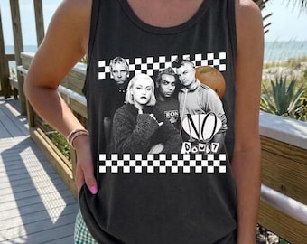 No Doubt Retro Tank Top, 90s Ska Punk Band Comfort Color Tee, Vintage Music Shirt, Sublimation Gift For Fan