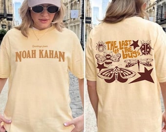 Vintage Noah Kahan Comfort Color Shirt, Great Divide Tour Inspired Graphic, Porch Light Lyrics Tee, Folk Concert Shirt For Fan