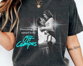 Off-Campus Briar University Graham Shirt, Off-Campus Crewneck, Hockey Romance Shirt, Briar U Graham Tee 44, Campus Hockey