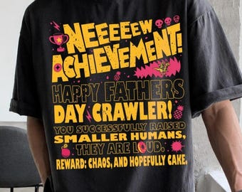 Dungeon Crawler Carl Unisex T-Shirt, Vatertag Comfort Colors Shirt, Papa Achievement Tee, DCC Fan Shirts