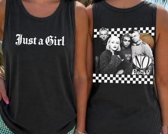 No Doubt Retro Tank Top, 90s Ska Punk Band Comfort Color Tank Top, Vintage Music Shirt, Sublimation Gift For Fan