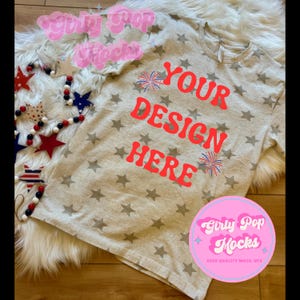 Koszulka Code Five Star – Patriotyczna makieta z okazji 4 lipca. Czysty, estetyczny makieta. (Plik cyfrowy)