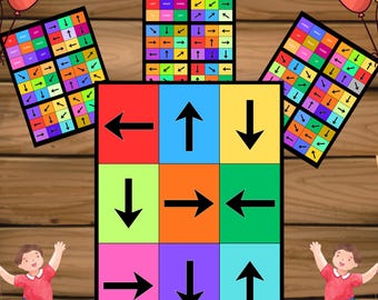 Arrow Direction Matching Activity | Kids Cognitive Learning Game | Homeschool Activity