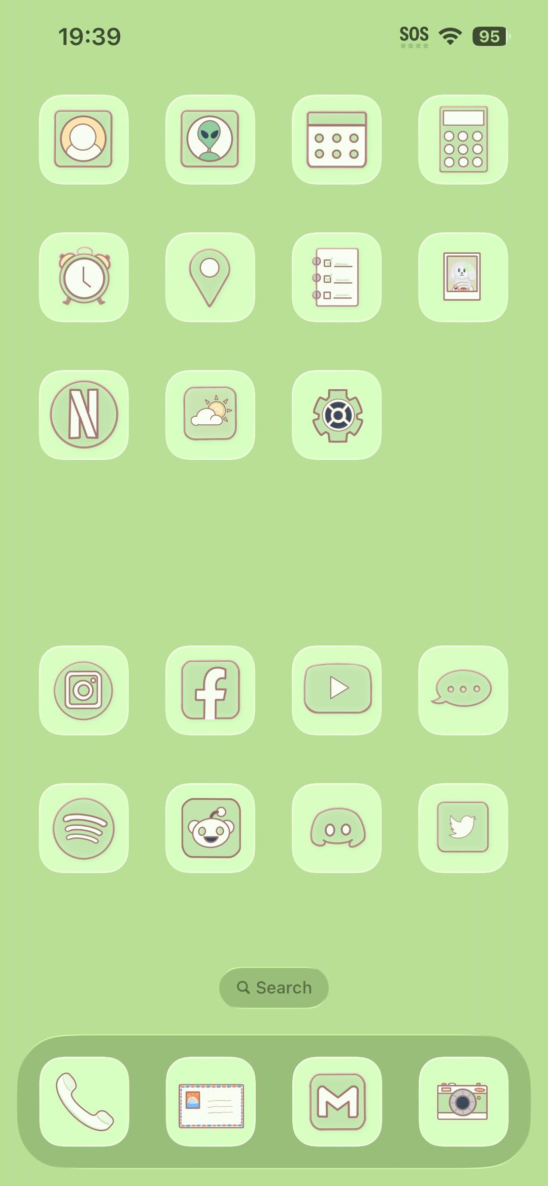 80+ Green App Icons | Soft Pastel Green Minimalist Phone App Icons - Etsy
