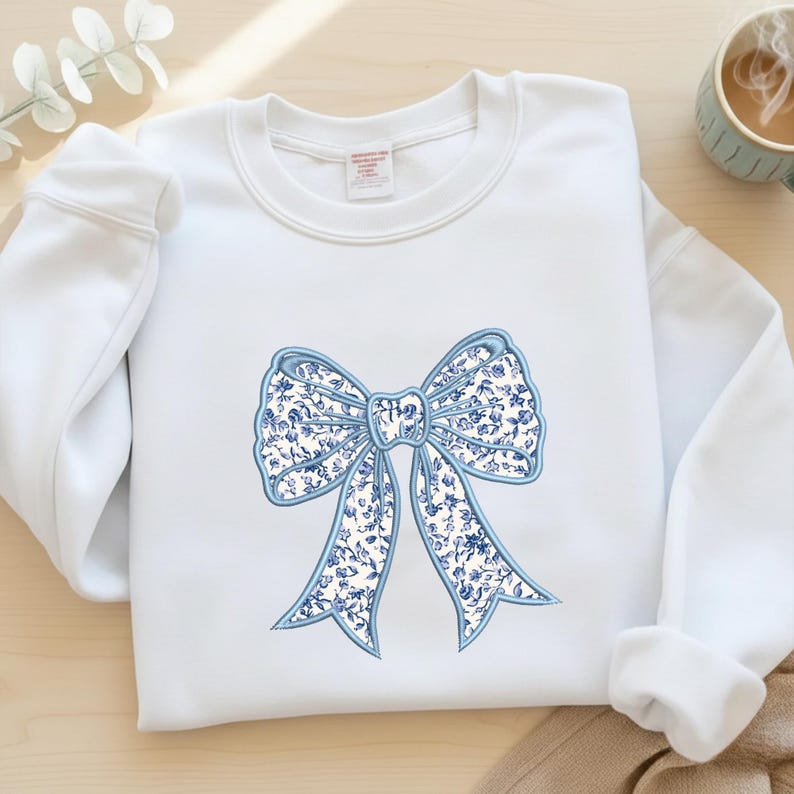 Bow Applique Embroidery on Etsy, Bow Embroidery File, Bow Dst, Bow Applique Design, Bow Embroidery Design, Bow Embroidery, Bow Applique, Cheer Bow Embroidery, Embroidery Designs, Embroidery Design for Girls, Bow Pes, Embroidery Applique Designs, Coquette Bow Dst, Side Bows, Embroidery Side Seam Bunny, Bow Cut Out Embroidery, Embroidery Bow Cut Out Design, Side Bow Applique Hand Design, Side Bow Applique Visual Arts, Applique Bow on a Dress, Applique Ribbon Design, Patriotic Side Bow image 5