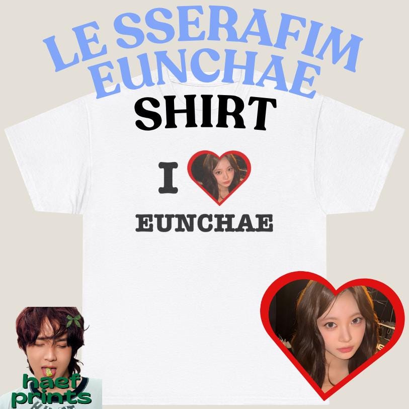 Eunchae Le Sserafim Shirt - Etsy