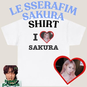 Sakura Le Sserafim Shirt - Etsy