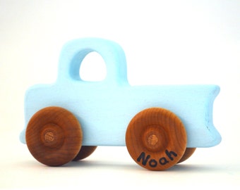 Personalized Toy Pickup Truck - Pick Any Color - Eco Friendly and Waldorf Truck Toy