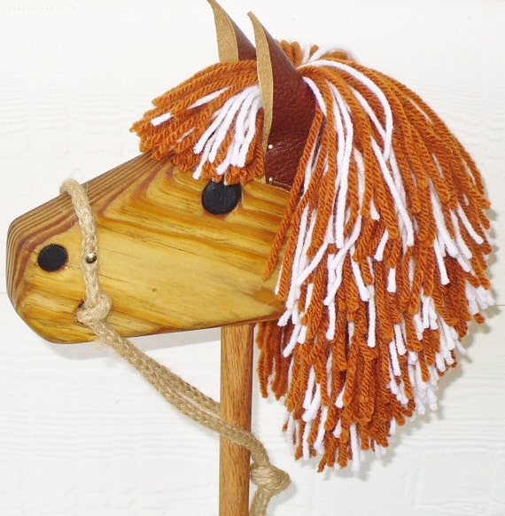 wooden stick horse