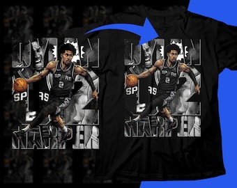 Diseño de camiseta PNG de jugador de baloncesto: Dylan Harper Comic Hafltone Design Graphic Shirt Subliamation, DTF (descarga digital)
