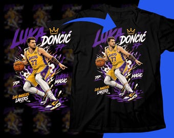 Camiseta de baloncesto de Luka Dončić, diseño semitono, regalo perfecto para los aficionados en el día del partido.