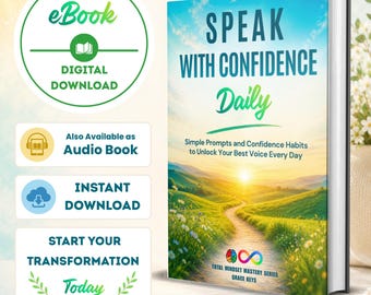 Speak with Confidence Daily: Simple Prompts and Confidence Habits to Unlock Your Best Voice Every Day
