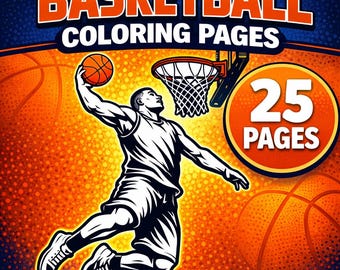 Kleurplaten Basketbal 25 Pagina's Kleurboek Basketbal Kleurplaten Basketbal Sport Kleurplaten Basketbal Kleurboek Volwassenen
