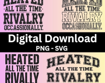 Rivalità accesa SVG / Clipart divertente per tutti i giorni (Download digitale)