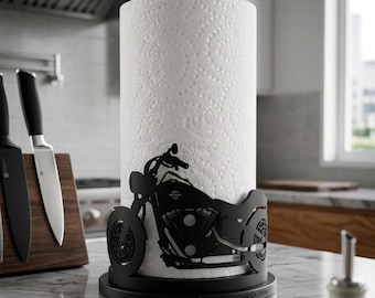 Motorcycle Paper Towel Holder