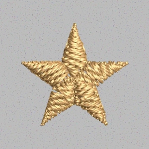 Diseño de bordado de Estrella, archivo de bordado estrella - Archivo de bordar para maquina, descarga digital
