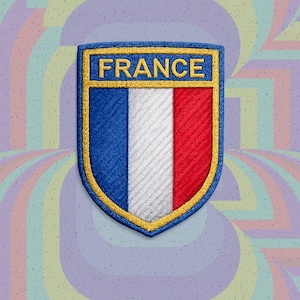 Diseño de bordado de Escudo de Francia Mundial 2026 Futbol - Archivo Digital