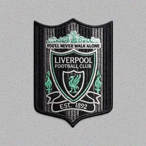Diseño de bordado de Escudo Liverpool Retro - Archivo Digital