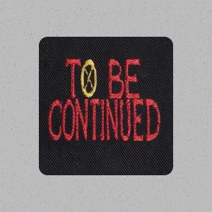 Diseño de bordado de One Piece To Be Continued - Archivo Digital